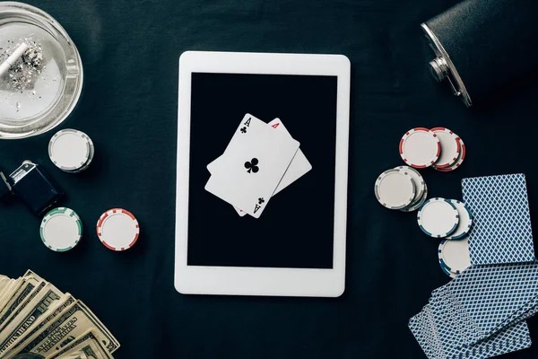 Live dealer table on mobile device
